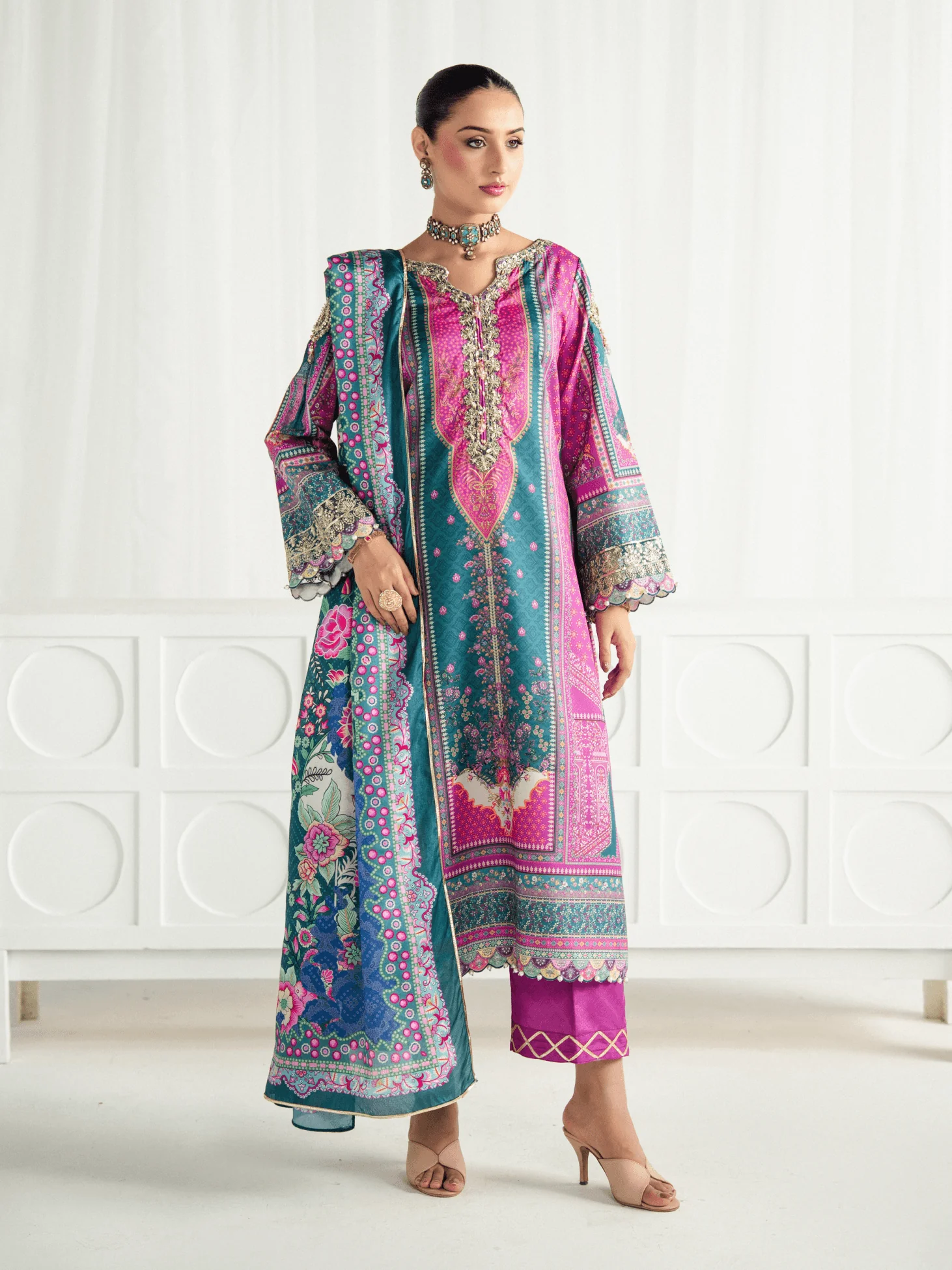Gulaal Aira Printed Silk '26-Zeal