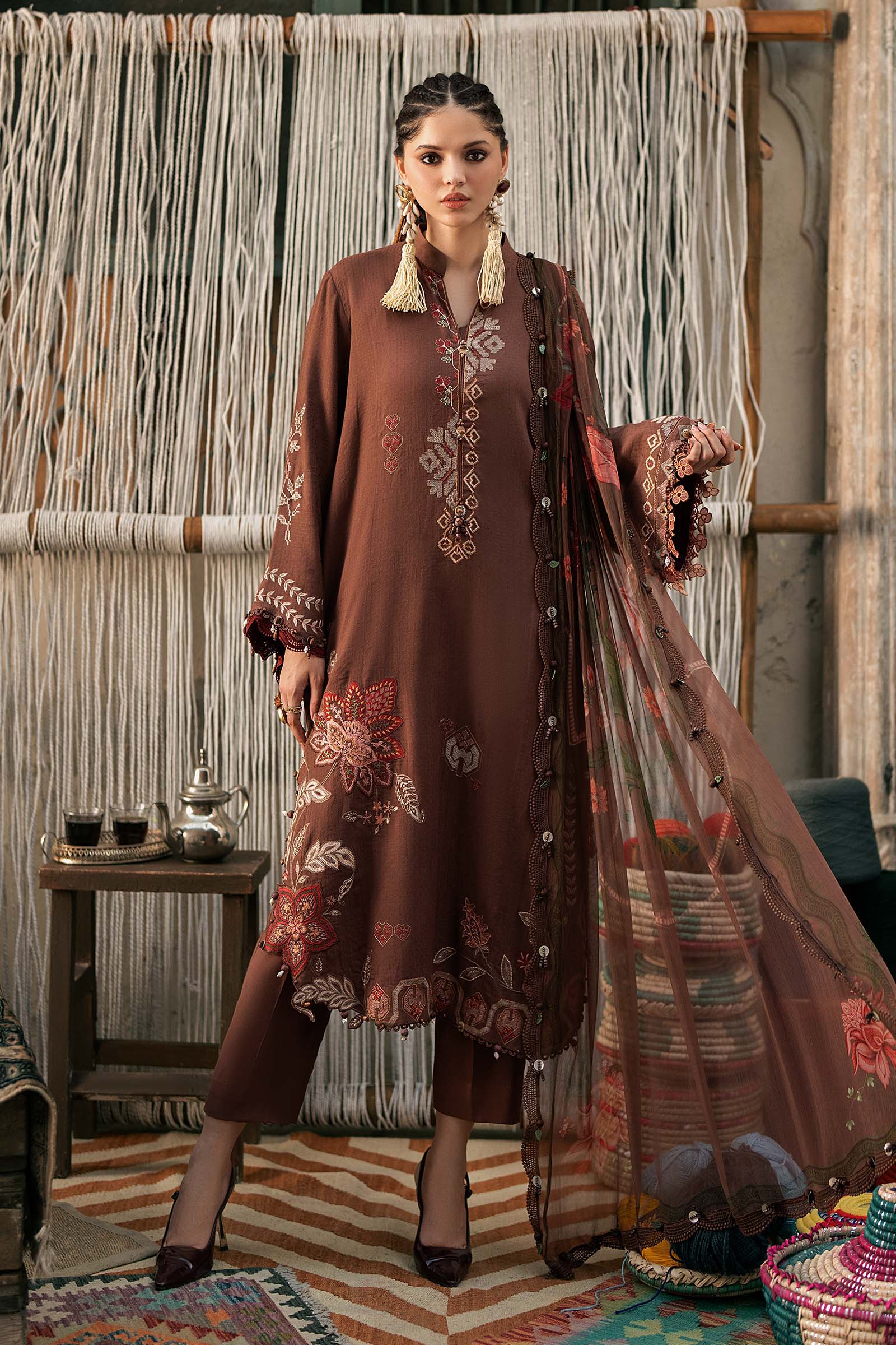 Maria B M Prints fall winter '26-MPT-3110 B - Image 3