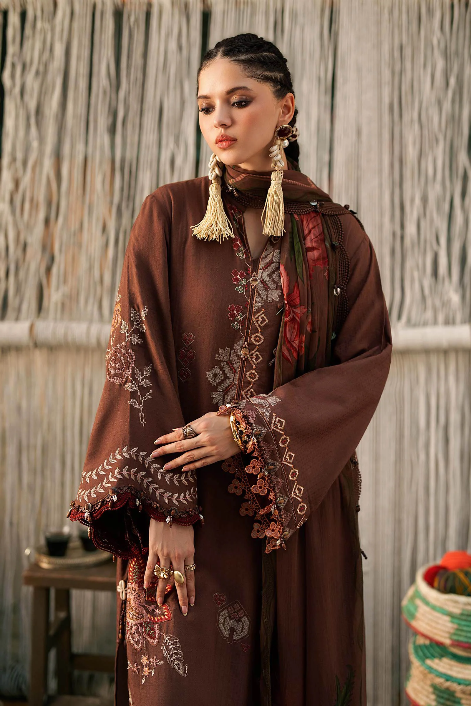 Maria B M Prints fall winter '26-MPT-3110 B - Image 2