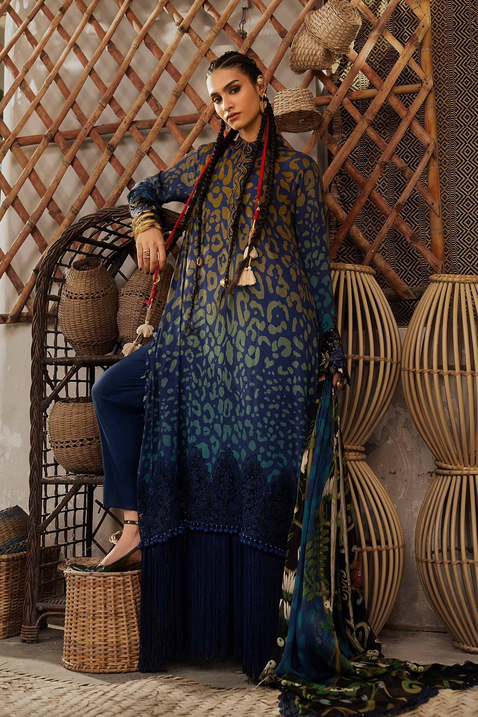 Maria B M Prints fall winter '26-MPT-3101 B - Image 2