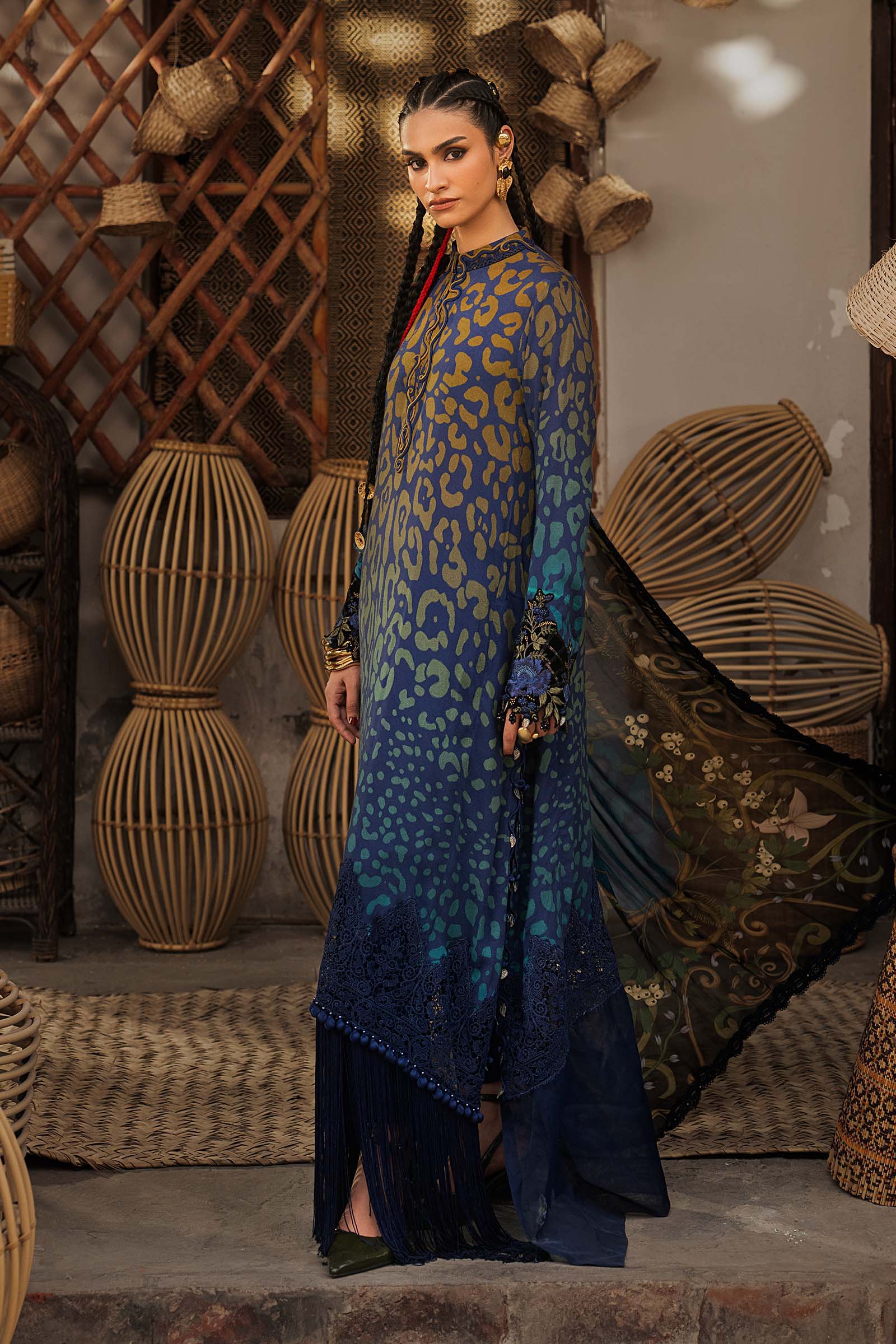 Maria B M Prints fall winter '26-MPT-3101 B - Image 3