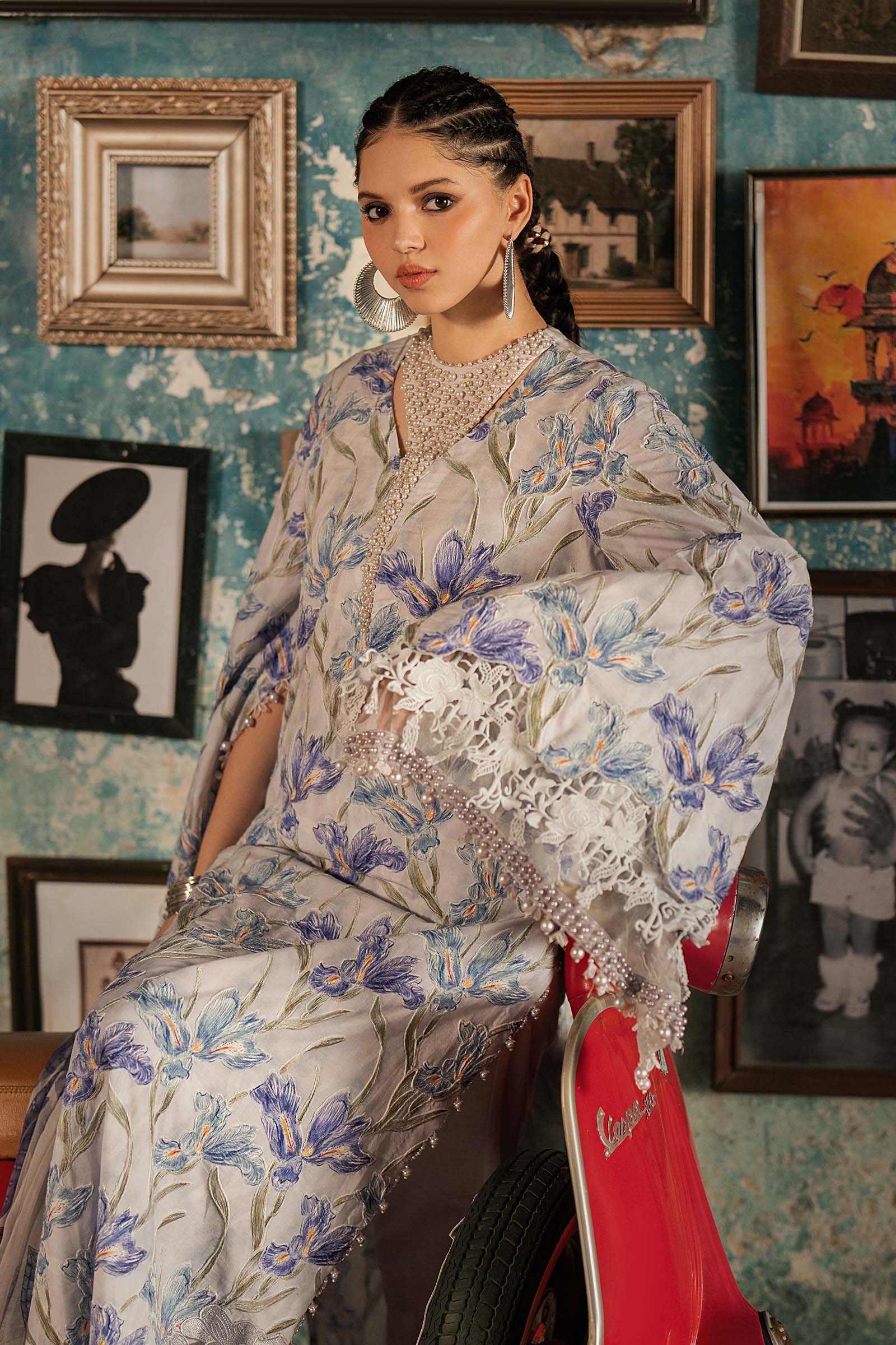 Maria B M Prints fall winter '26-MPT-3104 A - Image 2