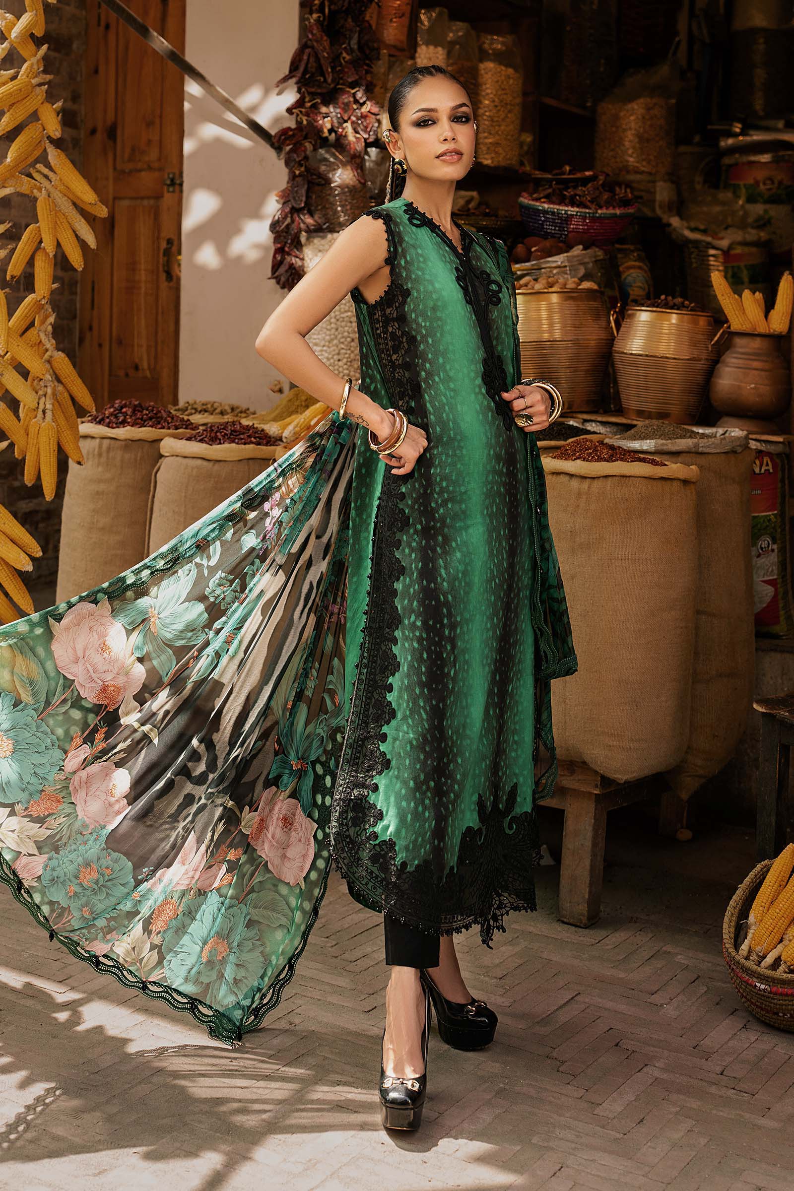 Maria B M Prints fall winter '26-MPT-3105 A