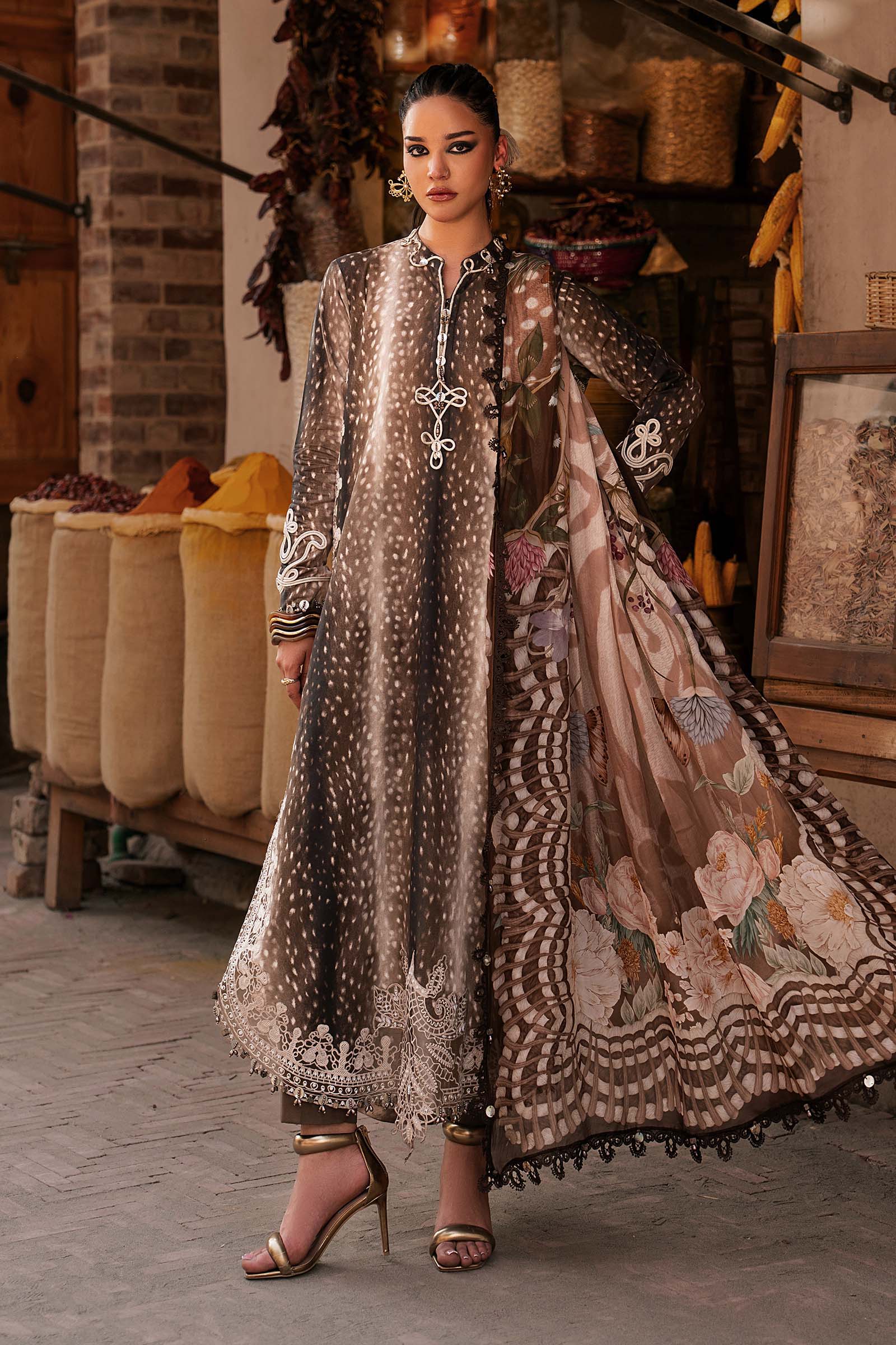 Maria B M Prints fall winter '26-MPT-3105 B - Image 2