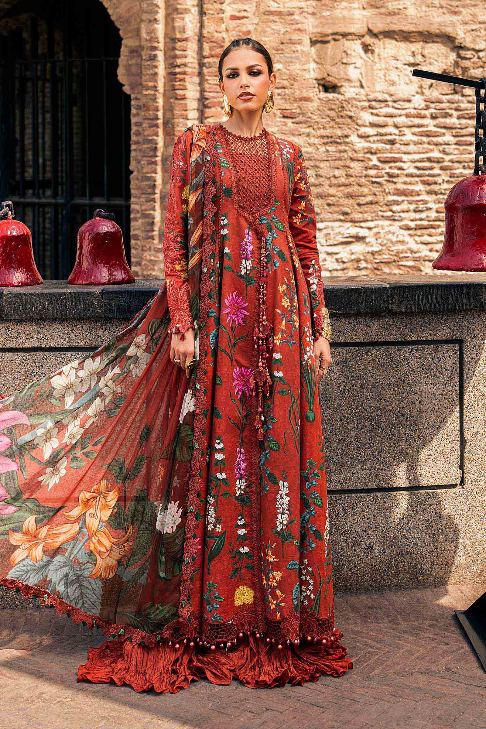Maria B M Prints fall winter '26-MPT-3106 B - Image 2