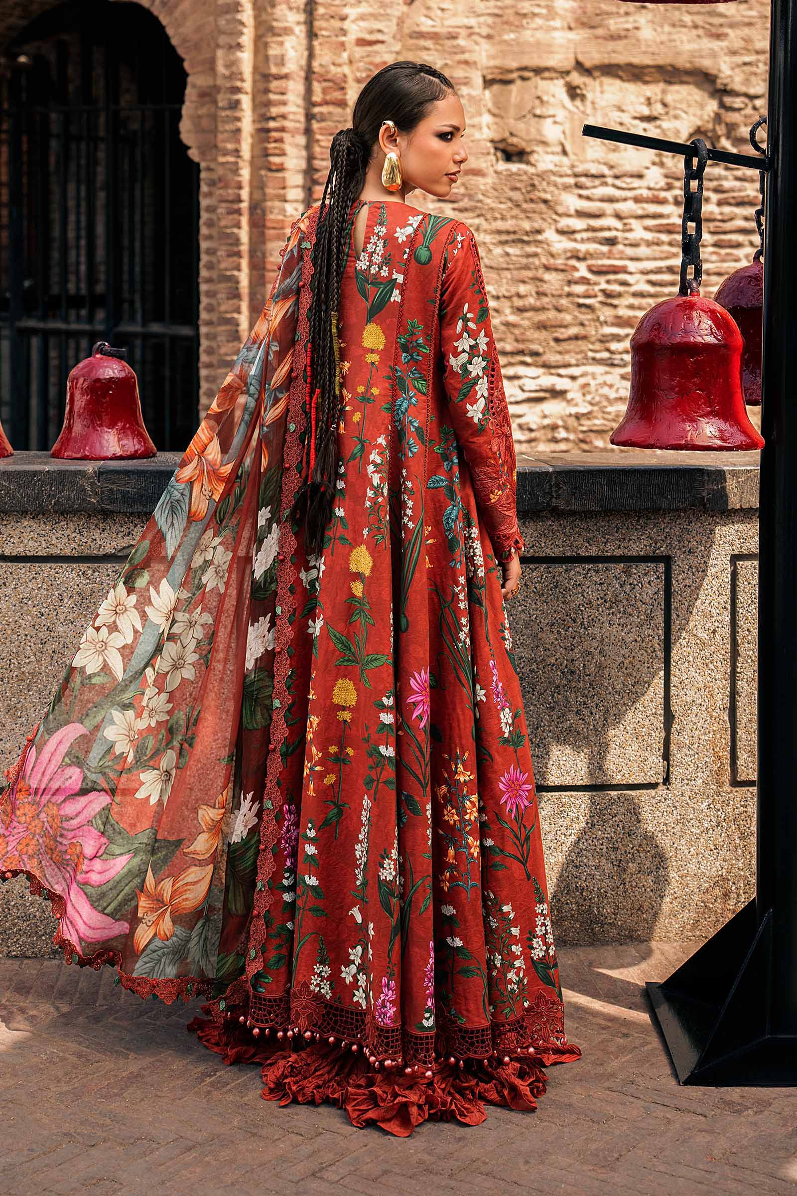 Maria B M Prints fall winter '26-MPT-3106 B - Image 3