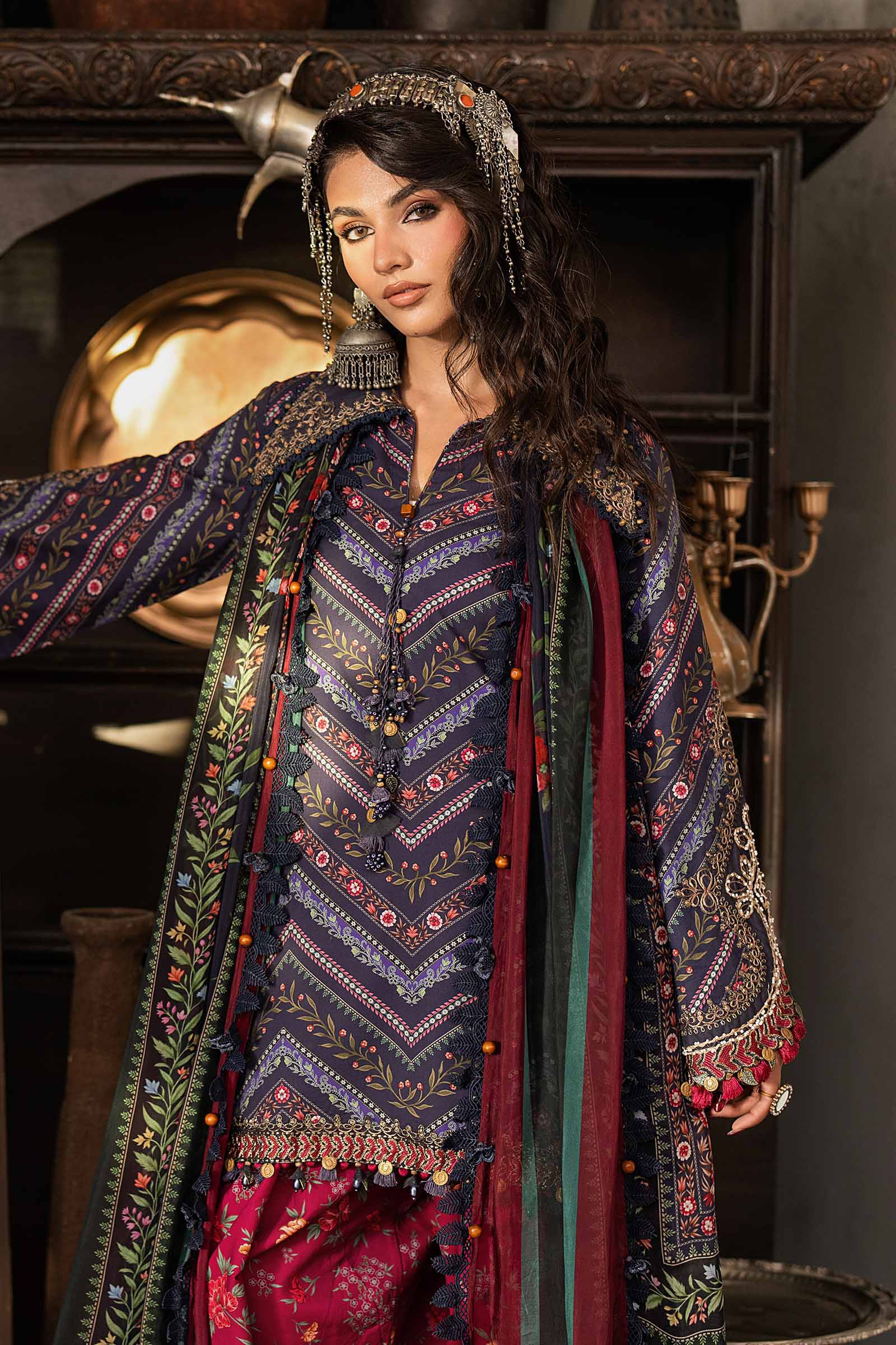 Maria B M Prints fall winter '26-MPT-3107 B - Image 2