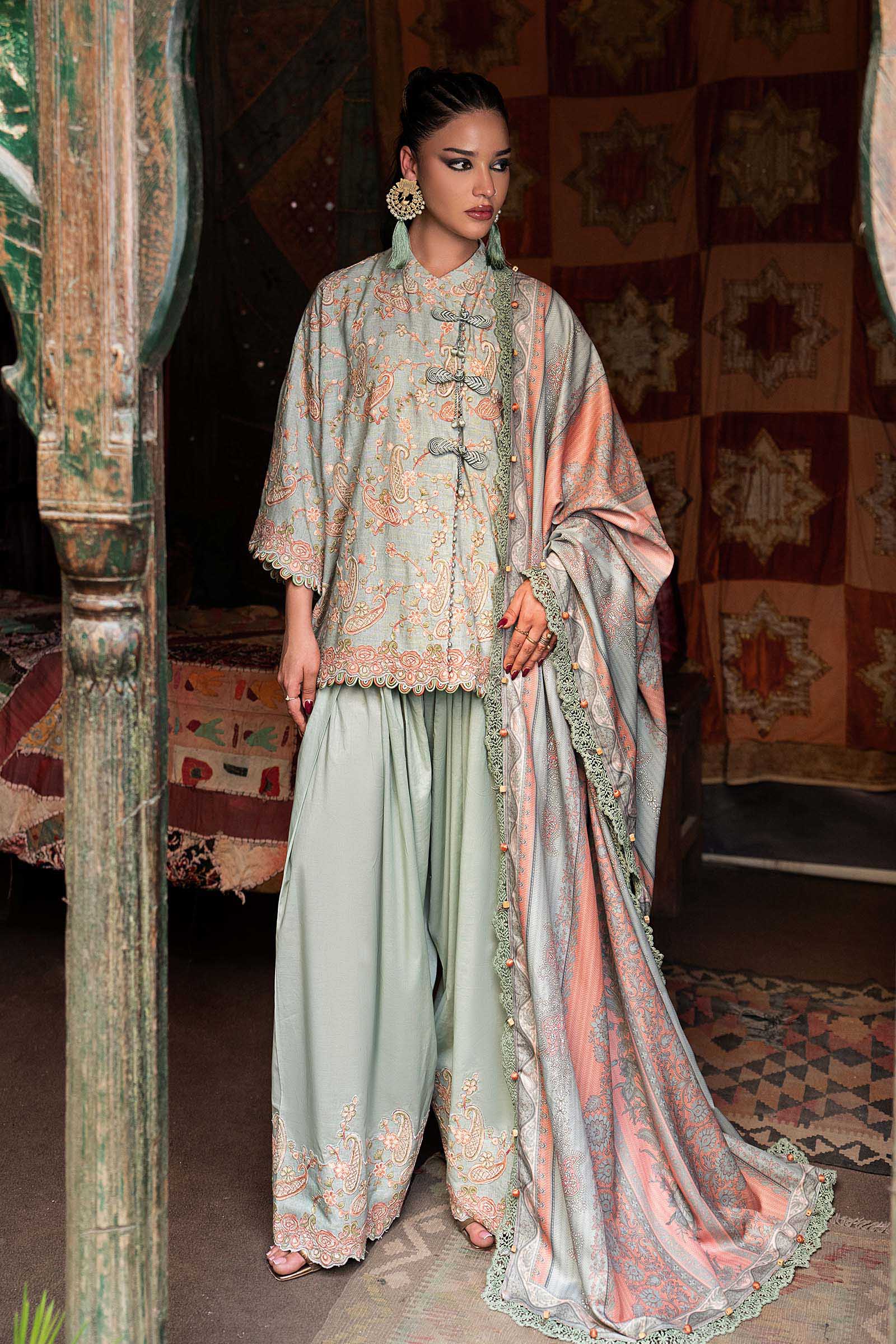Maria B M Prints fall winter '26-MPT-3108 B - Image 2