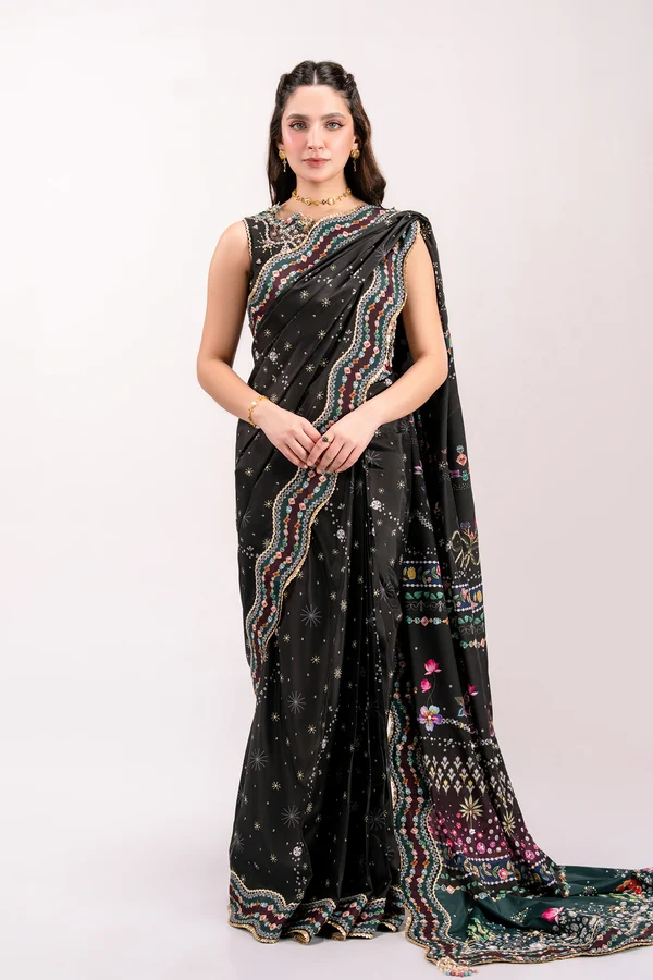 Qalamkar Luxe Silk '26-QSL-08 LINNEA