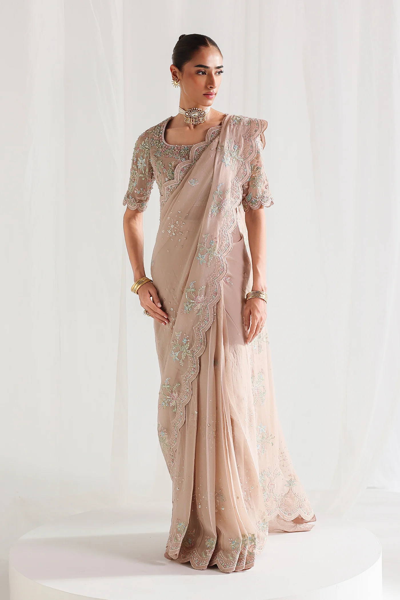 Qalamkar Chiffon '26-QCC-04 NOVERA