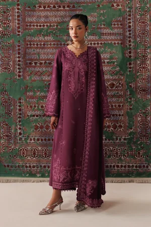 Qalamkar Q Linen Linen '26-QLW-14 FARWA