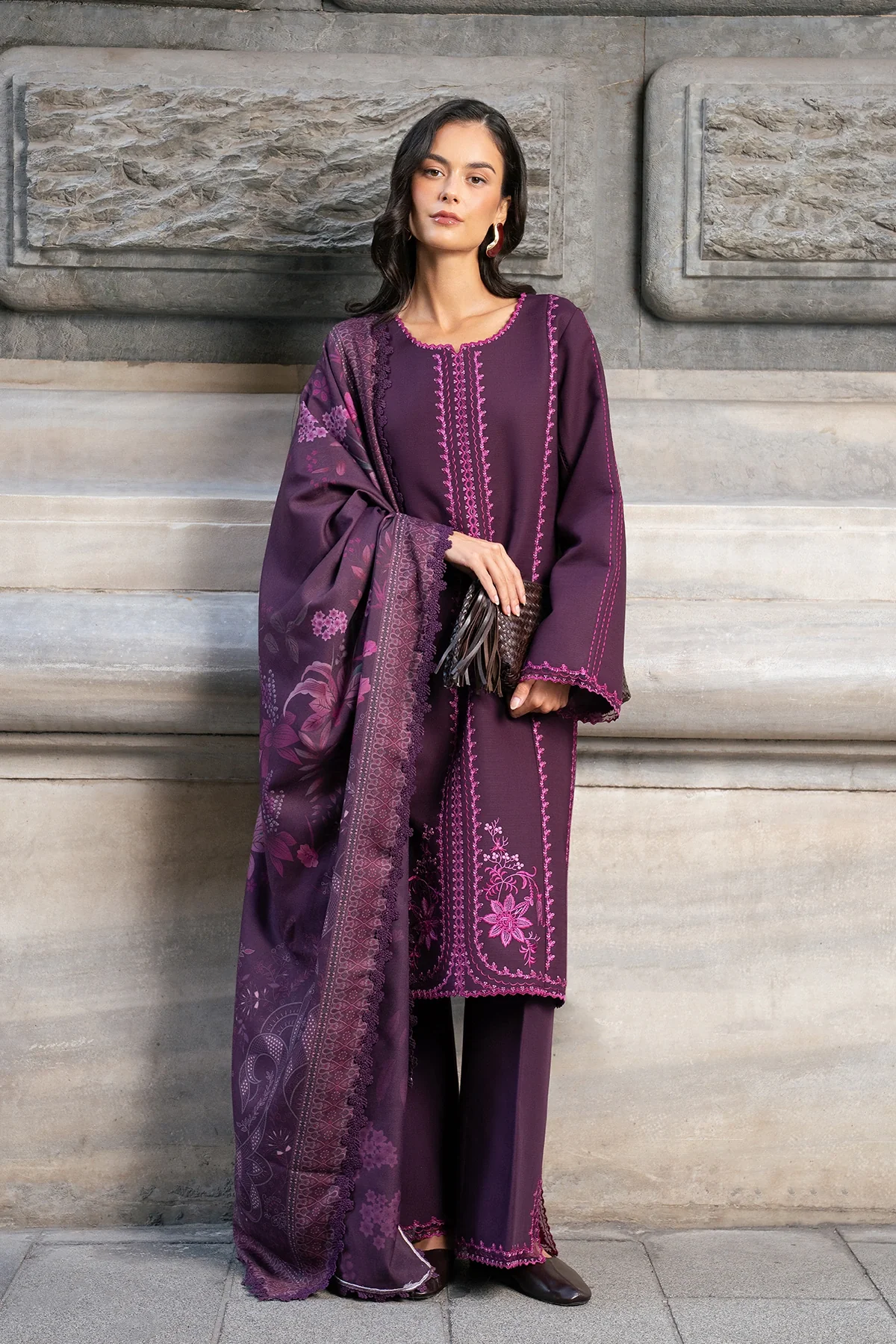 Rang Rasiya winter Collection '26-Mauve - Image 2