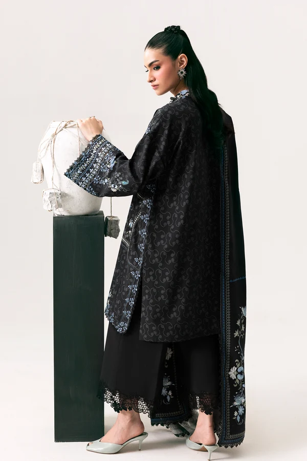 Qalamkar Q Prints winter '26-QPW-05 (A) Luna - Image 3