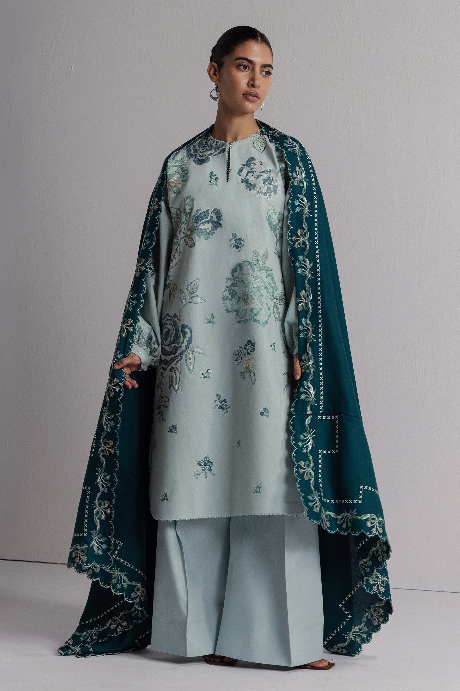 Coco by Zara Shahjahan winter '26-RAKHSH-3B