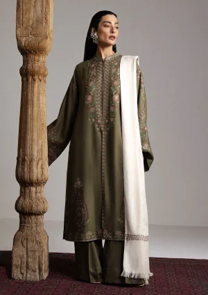 Zara Shahjahan Saraab winter collection '26-CHINAR-D2