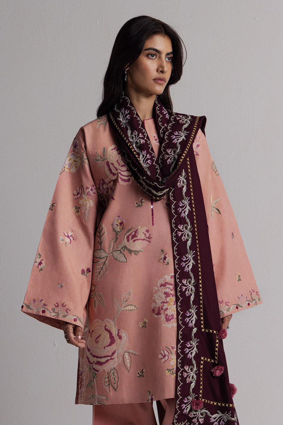 Coco by Zara Shahjahan winter '26-RAKHSH-3A - Image 2