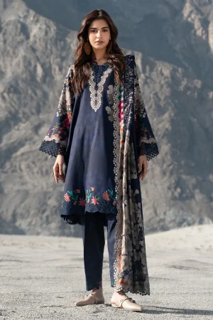 Charizma Aniq Linen with Shawl '26- ANW7-14