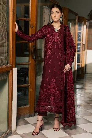Nureh Leather Peach with Plachi Shawl '26 NE 286