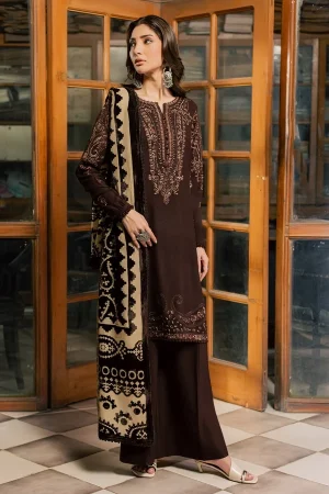 Nureh Leather Peach with Plachi Shawl '26 NE 285