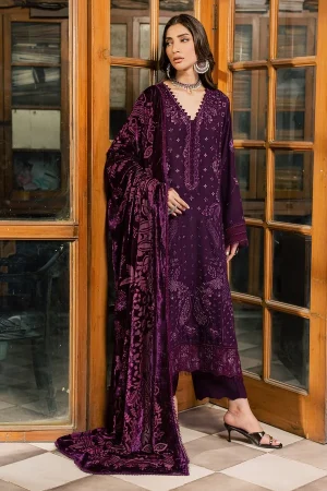 Nureh Leather Peach with Plachi Shawl '26 NE 284