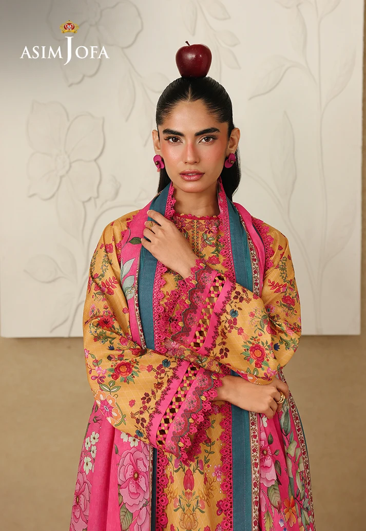 Asim Jofa Lawn Prints '26-AJUBC-02 - Image 3