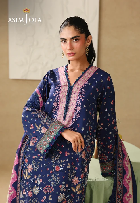 Asim Jofa Lawn Prints '26-AJUBC-03 - Image 3